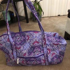 Vera Bradley Large Duffel - Retired Lilac Tapestry